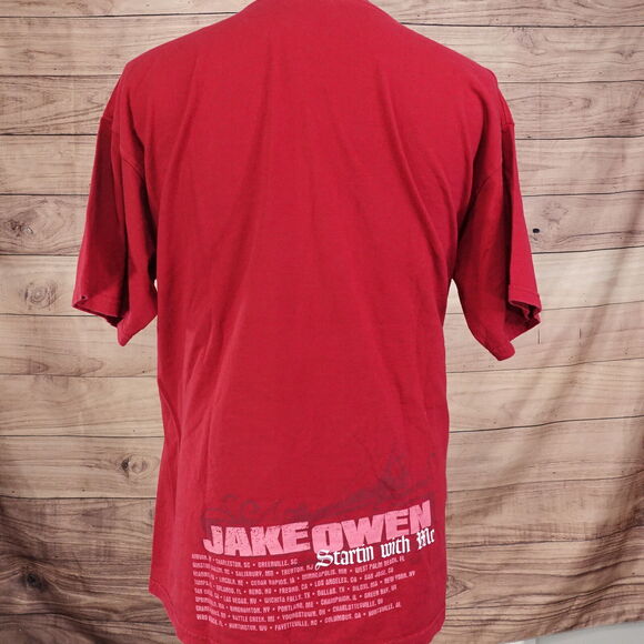JAKE OWENS STARTIN WITH ME COUNTRY MUSIC TOUR TSHIRT SIZE XL - Picture 4 of 6